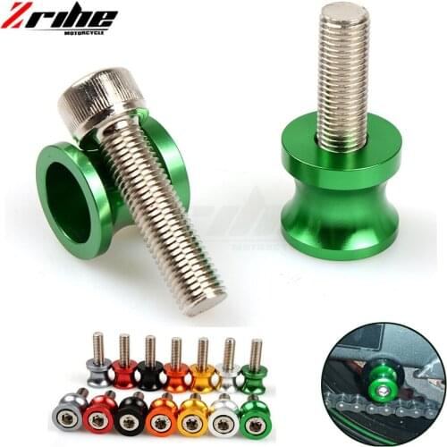 6mm 8mm 10mm Motorcycle CNC Aluminum Swingarm Spools Slider For Kawasaki ZX6R ZX10R Z750R Z1000 NINJA1000 Z1000SX Z900 Z800 Z750