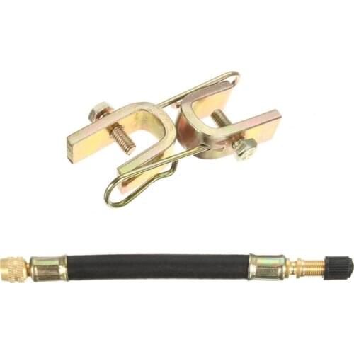 6PCS 140mm Flexible Tire Tyre Valve Extension With Clamps For Car Truck