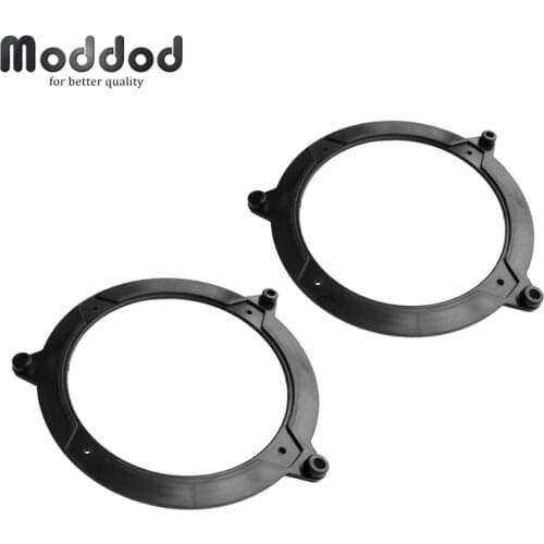 For 1999-2006 BMW 3 Series E46 Front And Rear Door Speaker Rings Adaptors 130MM 5.25" Allows Speaker Size 130mm (5.25")