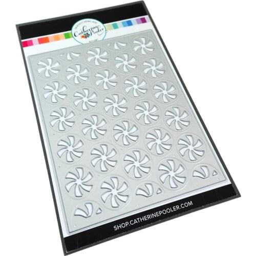 AliliArts Metal Cutting Dies Peppermint Twist panel diy Scrapbooking Photo Album Decorative Embossing PaperCard Crafts Die 2020