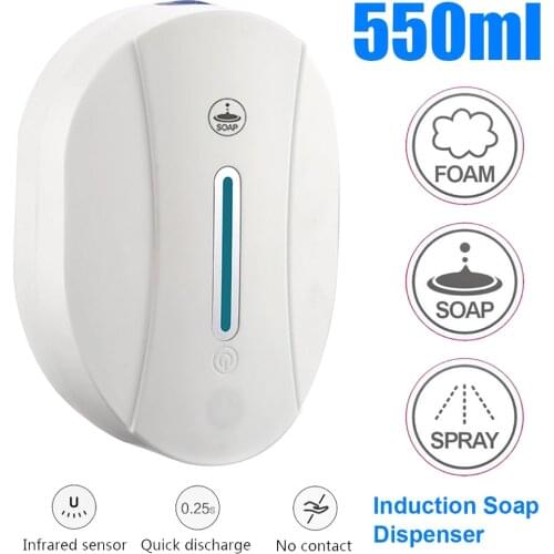 AIRMSEN Touchless Automatic Soap Dispenser Smart Foam Machine Infrared Sensor Foam Soap Dispenser Hand Sanitizer Washing Machine