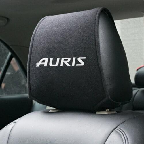 Hot car headrest cover fit for Toyota Auris 2007 2008 2017 accessories Car-styling