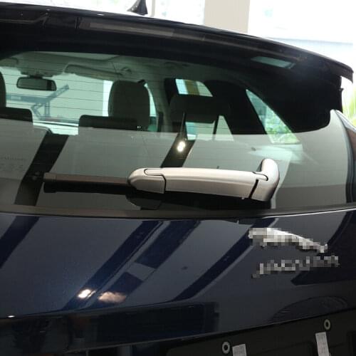 For Jaguar F-PACE fpace auto accessories 2016 2017 ABS Chrome car rear Wiper strip decoration Cover Trim car styling 3PCS