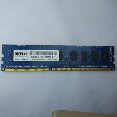 For Lenovo ThinkStation E32 P300 ThinkServer RS140 RAM 8GB DDR3L 1600MHz 4GB 2Rx8 PC3L-12800E unbuffered Memory 8g 1600 DDR3 ECC