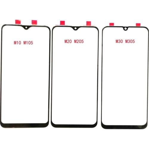 For Samsung Galaxy M10 M20 M30 M105 M205 M305 Front Outer Glass Screen Lens Cover