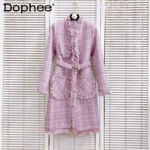 Женские пальто с поясом Dophee China At AliExpress