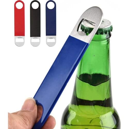 New Design 3PC Stainless Steel Bottle opener Professional Bar Blade Bottle Speed Cap Opener Heavy Duty Home Gifts