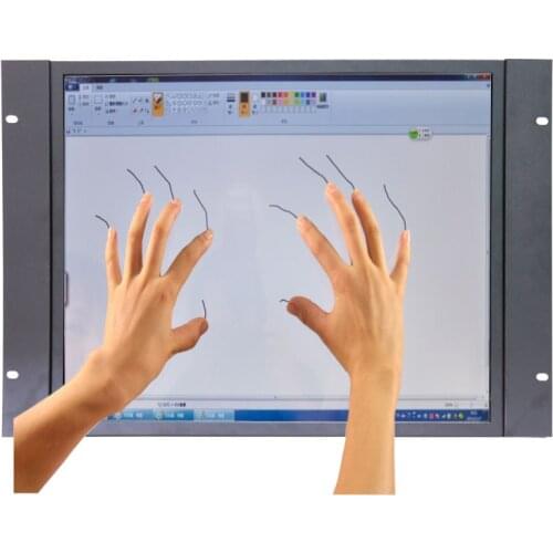 New Capacitive Touch Screen Monitor 19 Inch Industrial PCAP Touch Screen Monitor with AV/BNC/VGA/HDMI/USB Interface