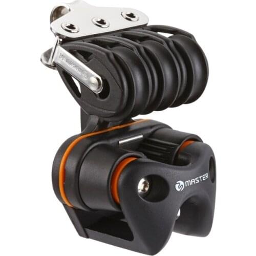 Sailboat Dinghy 29mm 1 1/8" Triple Angle Fairlead Cleat Block Windrider Block Small Boat Block Master BB-0212FE