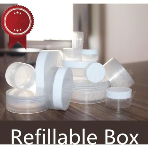 BULK 30g Refillable Box Clear White Sub Bottle for Face Cream Day Night Cream Reseller