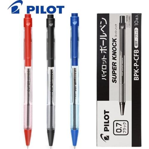 6 Pcs/Lot JAPAN PILOT BPK-P Ball Point Pen 0.7MM Standard Ballpoint pen Wholesale Writing Supplies Office & School Supplie