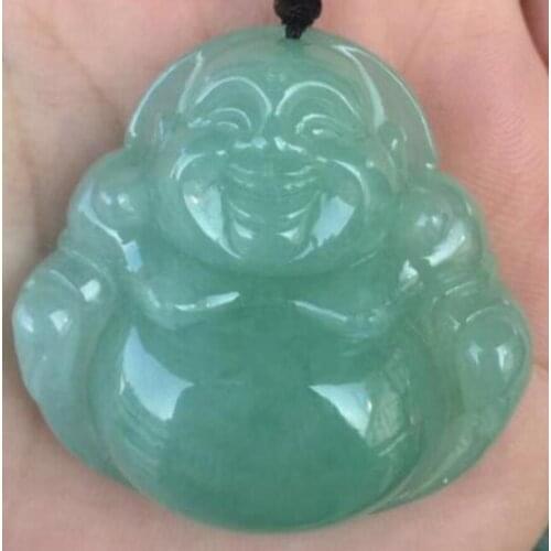 Jewelry Free Shipping noble jewelry Nature Natural Myanmar Emerald Buddha pendant