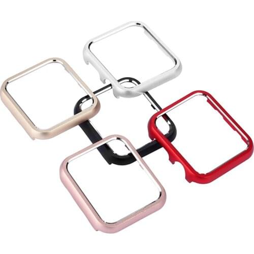 Aluminium Alloy Protective Case for Apple Watch Band 38mm 42mm 40mm 44mm Frame Protector for iWatch Series 5 4 3 2 1 Hard Shell