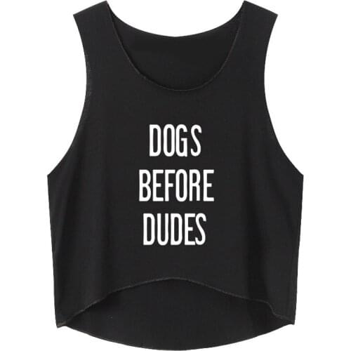 Woman Sleeveless Top Tanks Summer European Style Tank Sleeveless Camis Funny Letter Printed Camis