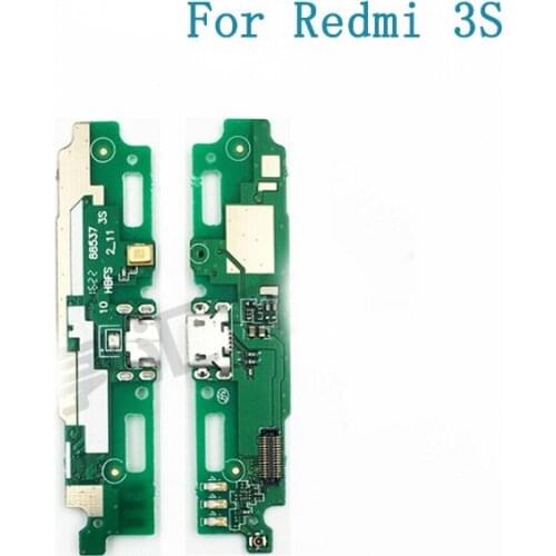10pcs/lot USB Port Charger Dock Plug Connector For Xiaomi Redmi 3S Tail Plug Charging Port Board Flex Cable