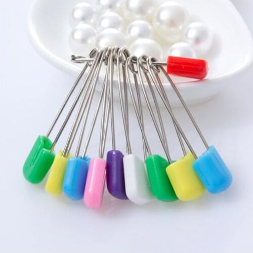 12 X Safety Locking Baby Cloth Nappy Diaper Craft Pins