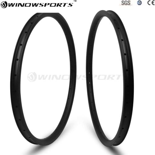 2018 Asymmetry 29er MTB Rim with 33mm Width offset Carbon Mountain Bicycle Rim 30mm Mtb Bike Wheel