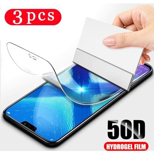 3Pcs soft full cover for huawei nova 3 3i 3E 4 4E 5 5i pro 5T 5Z hydrogel film Not Glass phone screen protector protective film