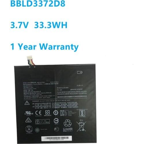 BBLD3372D8 5B10N38140 Laptop Battery For Lenovo IdeaPad Miix 320-10ICR Miix325-10ICR 80XF000YGE 80XF002HMZ 3.7V 9000mAh/33.3Wh