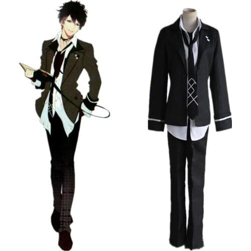 Anime Diabolik Lovers MORE BLOOD Mukami Ruki Cosplay Costumes Role Playing Clothing Set Uniform Suit
