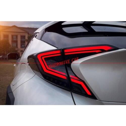 Car styling Taillights For Toyota CH-R C-HR CHR 2017 2018 Led Tail Lights Fog lamp Rear Lamp DRL + Brake + Park + Signal lights