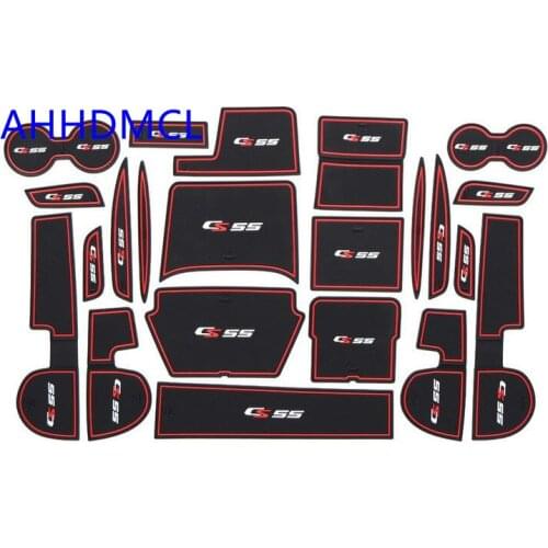Car Anti-Dirty Pad Door Groove Gate Slot Cup Armrest Storage Pad Mat For CHANA Changan CS55