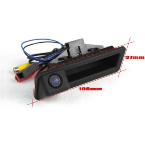 JanDeNing HD CCD Car Rear View Parking/ Backup Reverse Camera/ WaterProof Trunk Handle OEM For BMW X1E 84 /X3 E83