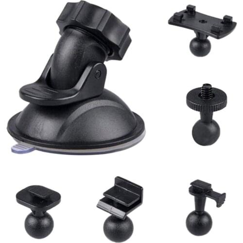 OOTDTY Car Suction Cup For Cam Holder Vehicle Video Recorder on Windshield 5 Types