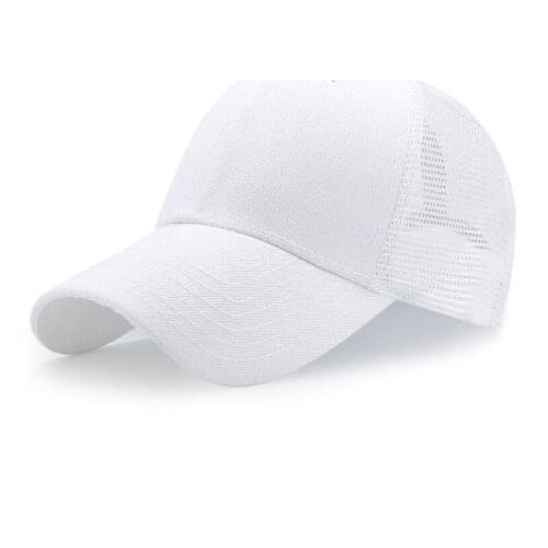 2021 Unisex mesh baseball cap summer outdoor cap breathable adjustable sun hat men snapback hats