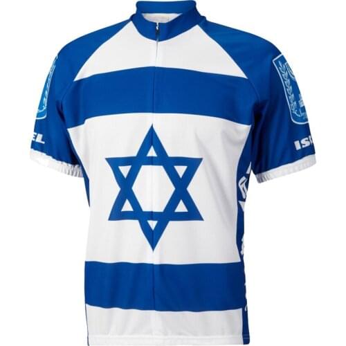 Israel cycling jersey men bike wear clothes short sleeve summer mtb bicycle clothing breathable