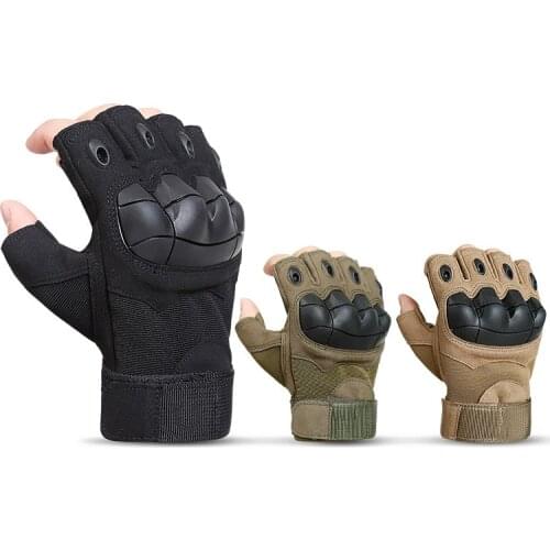 HKUCO Outdoor Sports Half Finger For Riding/Climbing/Training/Tactical Gloves /Cycling Antiskid Gloves