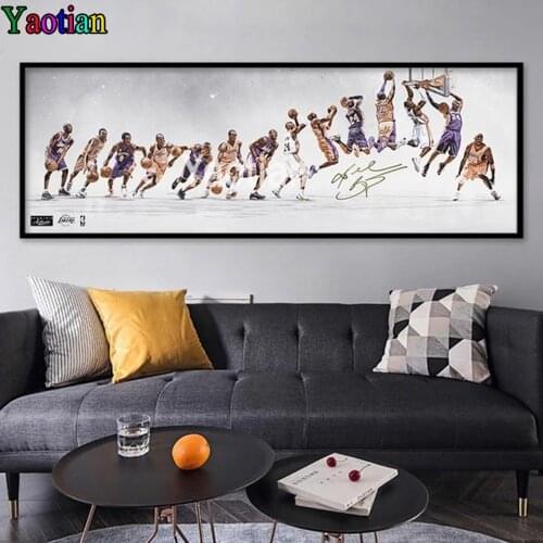 Classic Kobe Bryant Poster Decorative Painting Diamond Painting Full Drill Diamond Painting Diamond Mosaic Needlework Home Decor