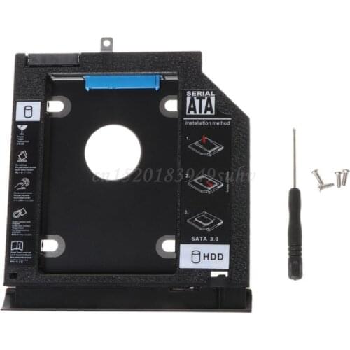 New 2nd SSD HHD Hard Drive Caddy Tray Bracket for Lenovo Ideapad 320 320C 520 330 330-14/15/17 B5400 GUE0N DU8A5SH