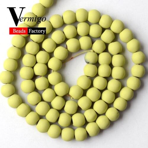 Natural Olive Green Nanotech Rubber Hematite Round Beads For Jewelry Making 4 6 8 10mm Minerals Stone Beads For Bracelet 15