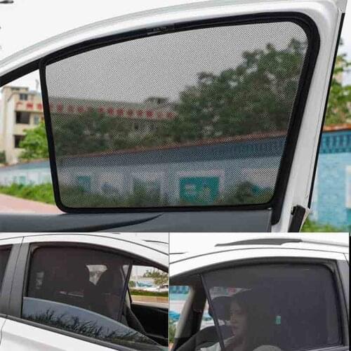 Magnetic Car Window Sunshield Sunproof Sun Shade Visors Gauze Mesh Protection Accessories For Honda CRV 4 Generations 2012~2016