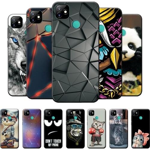 For ITEL Vision 1 Case Matte TPU Back Cover on ITEL Vision 1 Geometric Style Phone Shell For ITEL Vision 1 Silicone Soft Case