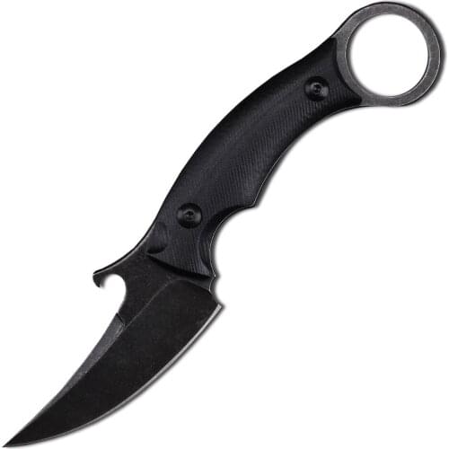 Camping hunting multifunctional 7Cr13Mov blade survival G10 handle knife mens gift EDC tool