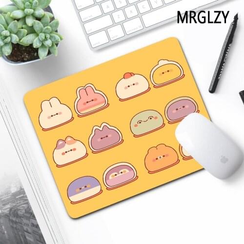 MRGLZY Cute Anime Bunny Multiple Sizes Pattern Small Mouse Pad Gamer Laptop Gaming Accessories Student Keyboard MousePad DeskMat