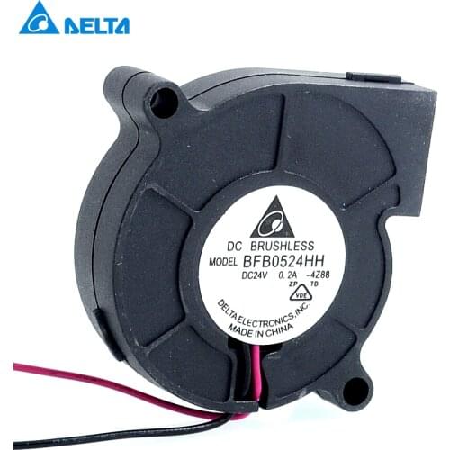 New BFB0524HH 5015 5cm 50mm 24V 0.2A turbine centrifugal blower cooling fan drive for Delta 50*50*10mm