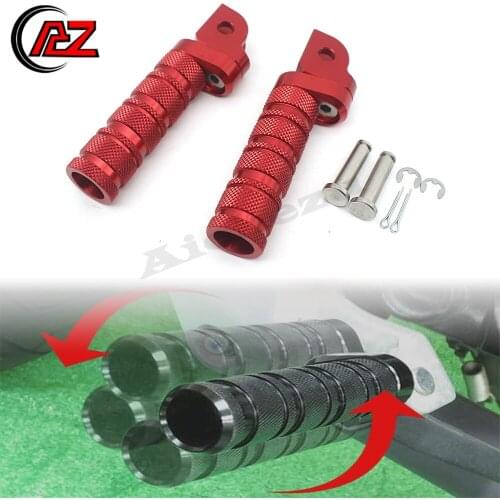Rearset Front Foot Peg For YAMAHA MT-03 MT-07 MT-09 MT-10 MT-25 YZF-R3 YZF-R25 FZ1 FZ6 FZ8 XJ6 TDM900 XJR1200 XJR130 Footrests