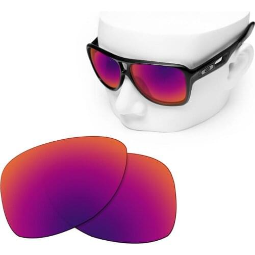 OOWLIT Polarized Replacement Lenses of Purple Red Mirror for-Oakley Dispatch 2 OO9150 Sunglasses