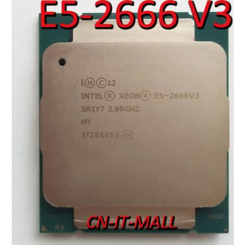 Intel Xeon E5-2666 V3 CPU 2.9GHz 25M 10 Core 20 Threads LGA2011-3 Processor