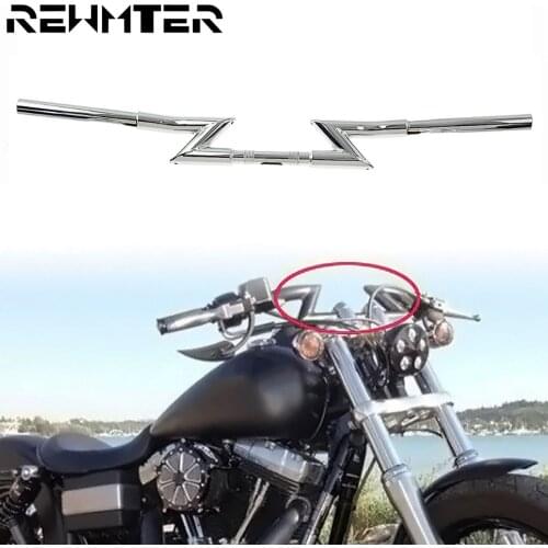 Motorcycle Handle Bar 25mm 1" Drag Z Bar Handlebar Chrome For Harley XL Sportster Softail Dyna Custom Chopper For Suzuki Models