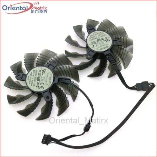 T129215SU 12V 0.50A 86mm 4Pin VGA Fan For Gigabyte GTX1060WF2OC N1050OC-2GD GTX1050TI 4G GTX1060 Graphics Card Cooling Fan