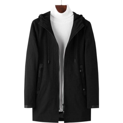 Мужские тренчи с капюшоном ZOEQO China At AliExpress