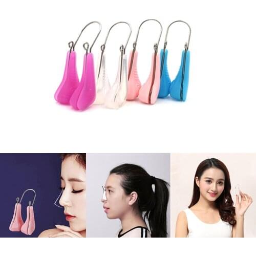 1 Pcs Soft Silicone Nose Shaper Lifting Clip Nose Bridge Shaping Corrector Nose Up Massager Beauty Tools Invisible Correction