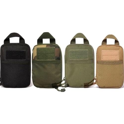 18cm 600D Nylon Tactical Bag Waterproof Mobile Phone Pouch Belt Gadget Waist Bag Camouflage Multi-function Climbing Accessories