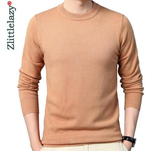 2020 new casual knitted thick sweater men pullover solid clothing fashion clothes knit winter warm mens sweaters pullovers 1504
