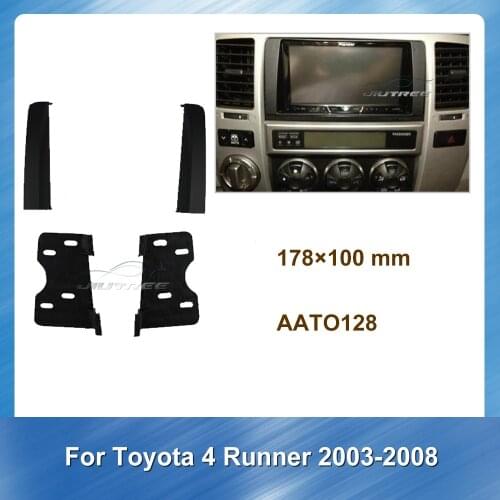 Car Radio Fascia For Toyota 4 Runner 2003-2008 Car Multimedia fascia Installation Car DVD Audio top Frame Adapter player Frame
