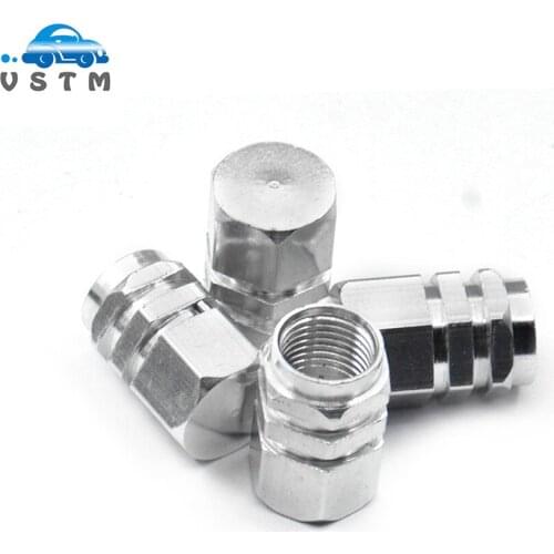 Lowest price Auto car-styling New 4pcs/pack Theftproof Aluminum Car Wheel Tires Valves Tyre Stem Air Caps Airtight Cover